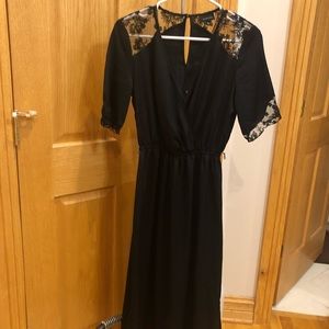 🆕 lace satin dress